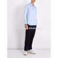 Chemises bleues hommes à manches longues t-shirt ventiler travail robe bleu chemises hommes à manches longues t-shirt ventiler la robe de travail